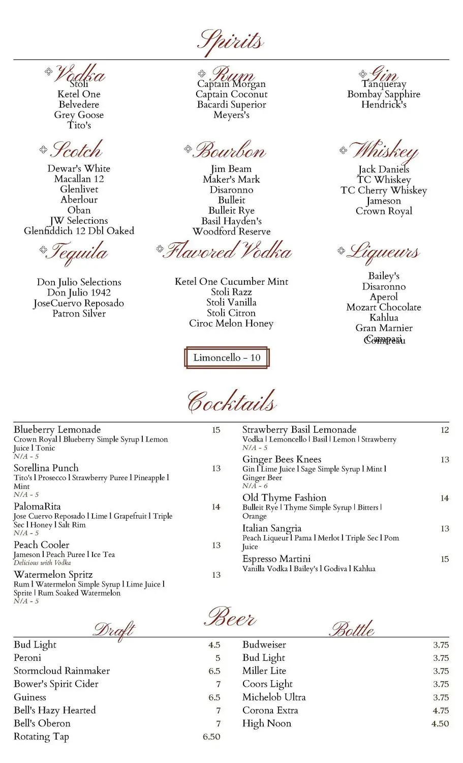 Menu 6