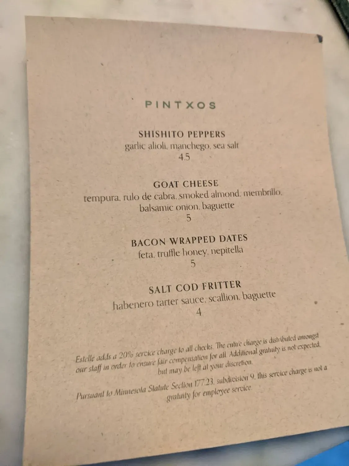 Menu 6