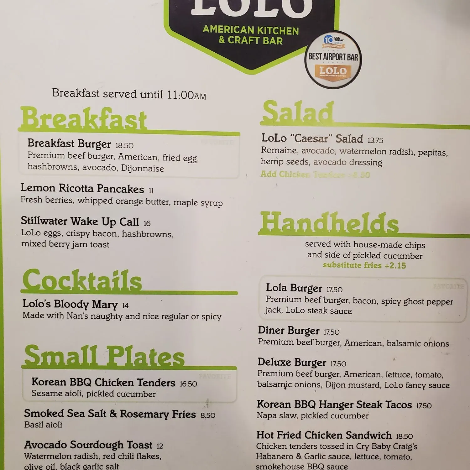 Menu 2