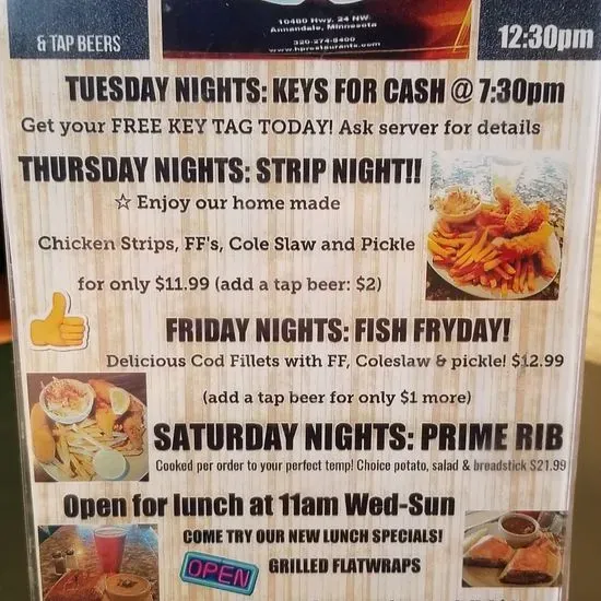 Trails End Pub Menu Annandale, MN Checkle