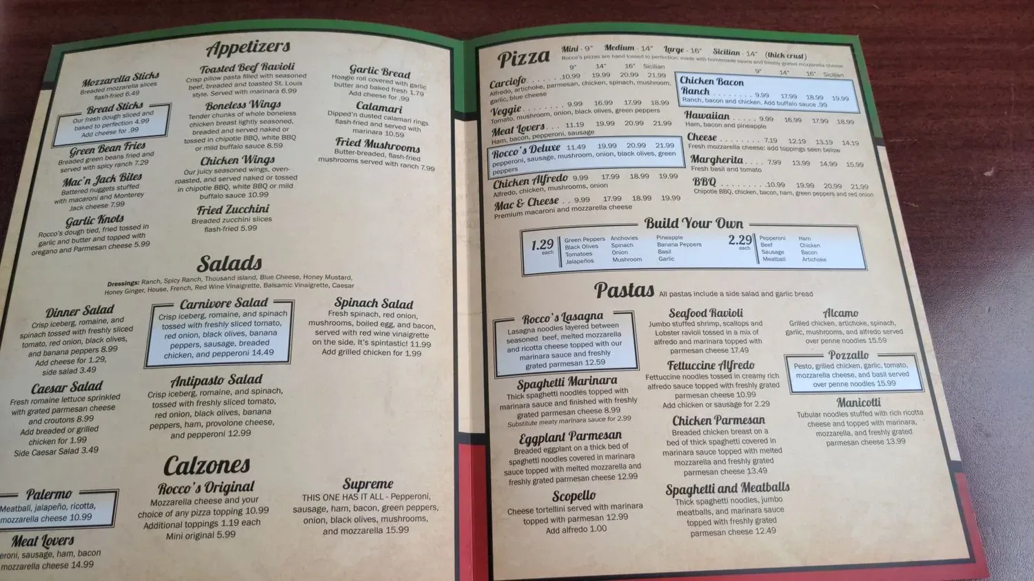 Menu 2