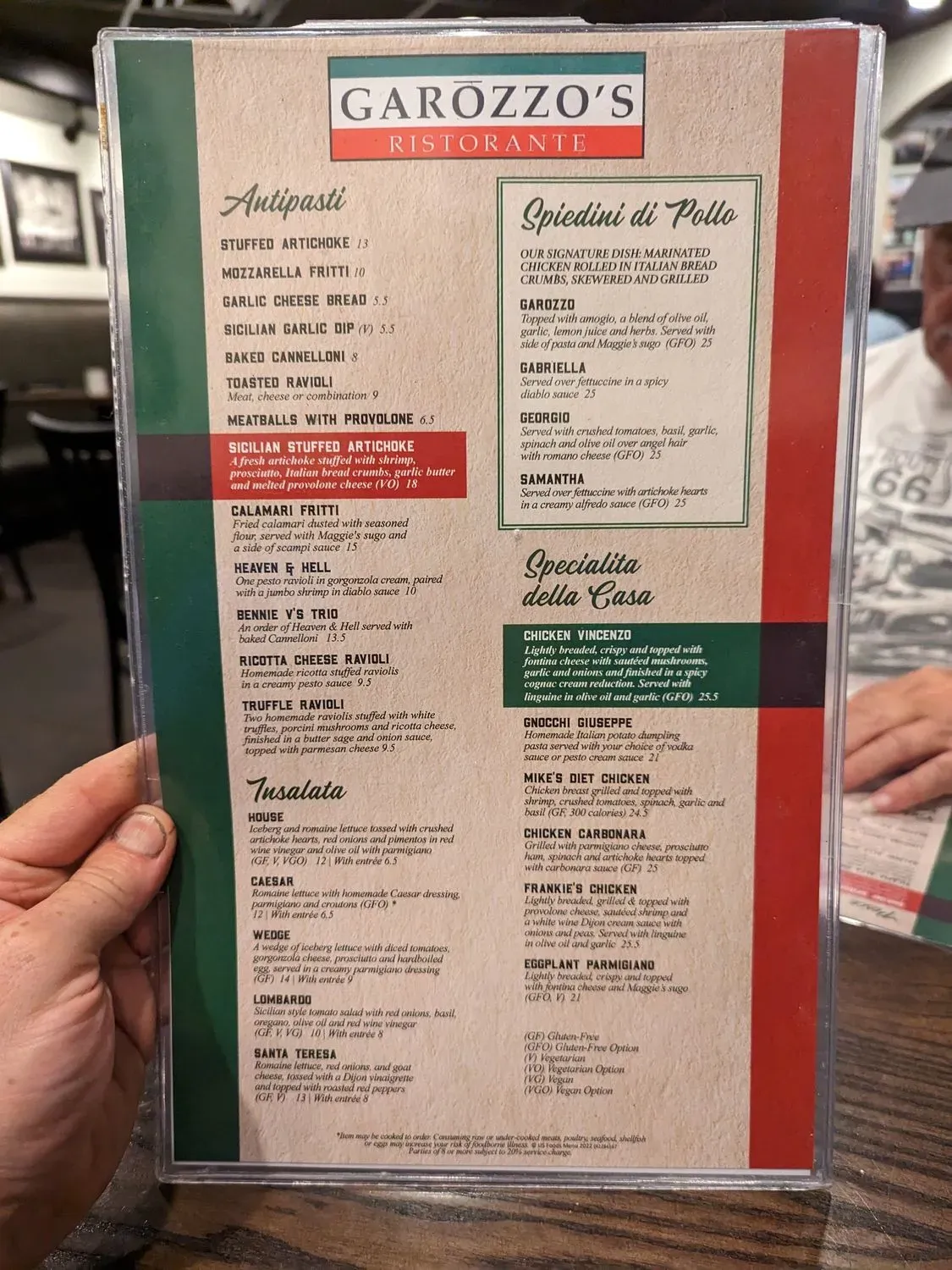 Menu 5