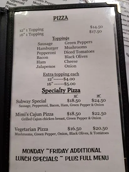 Menu 2