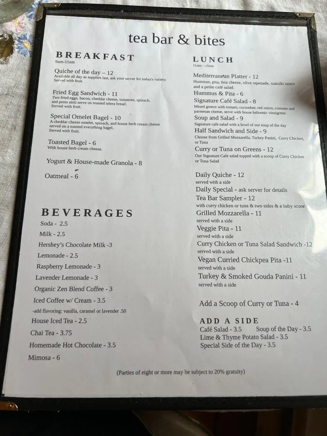 Menu 4