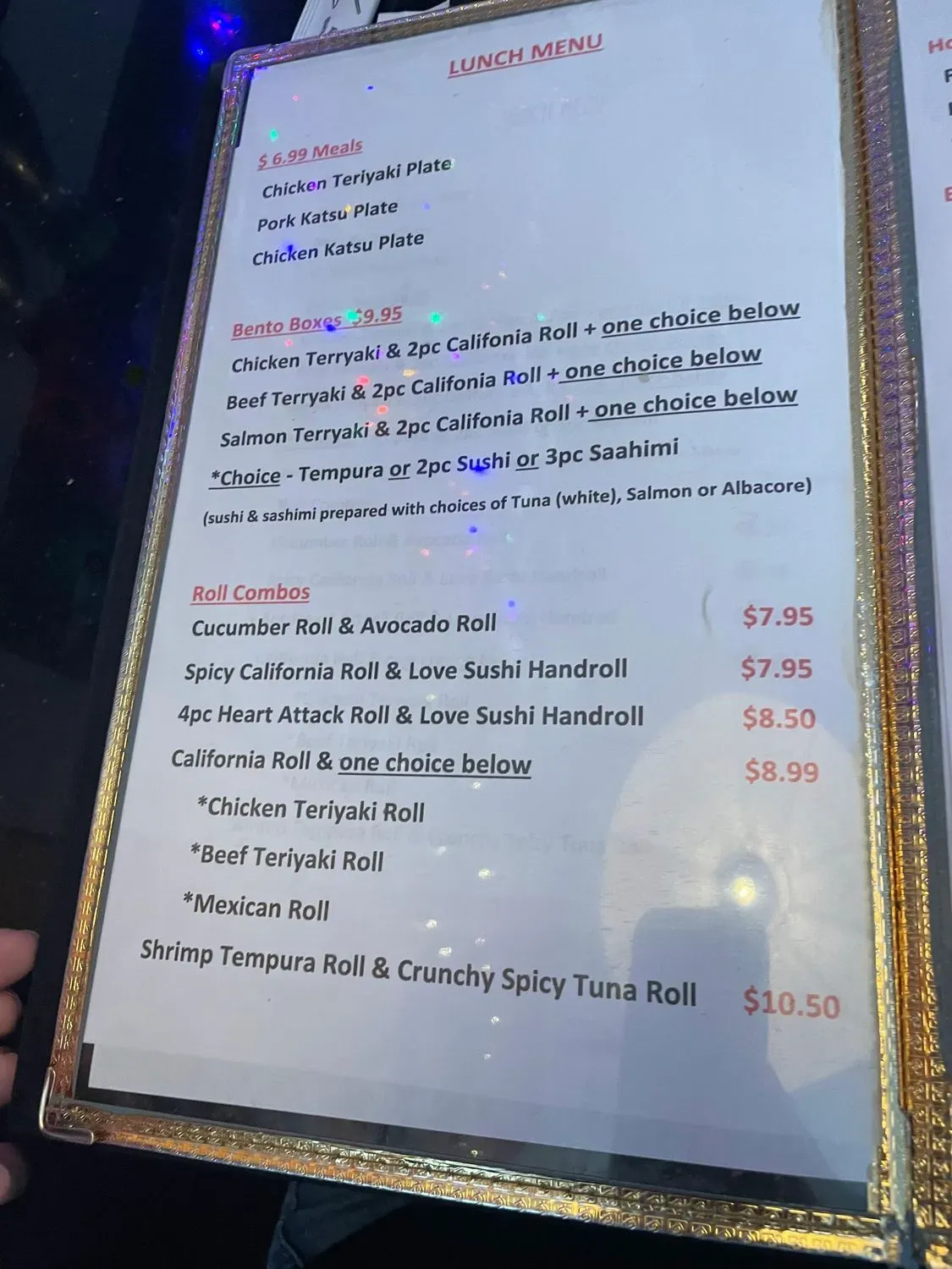 Menu 6