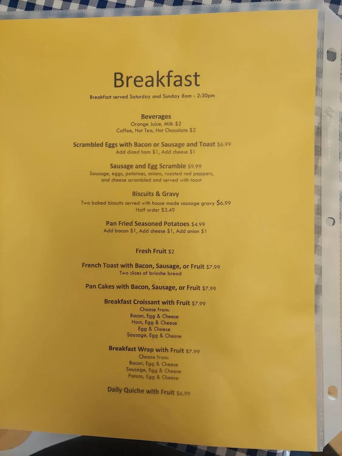 Menu 3