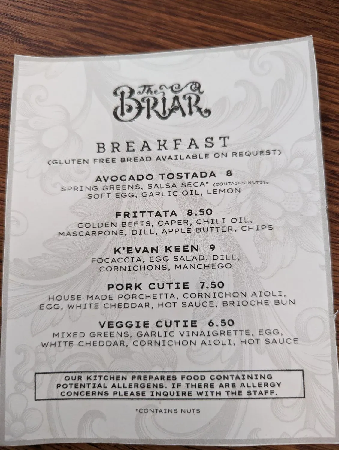 Menu 4