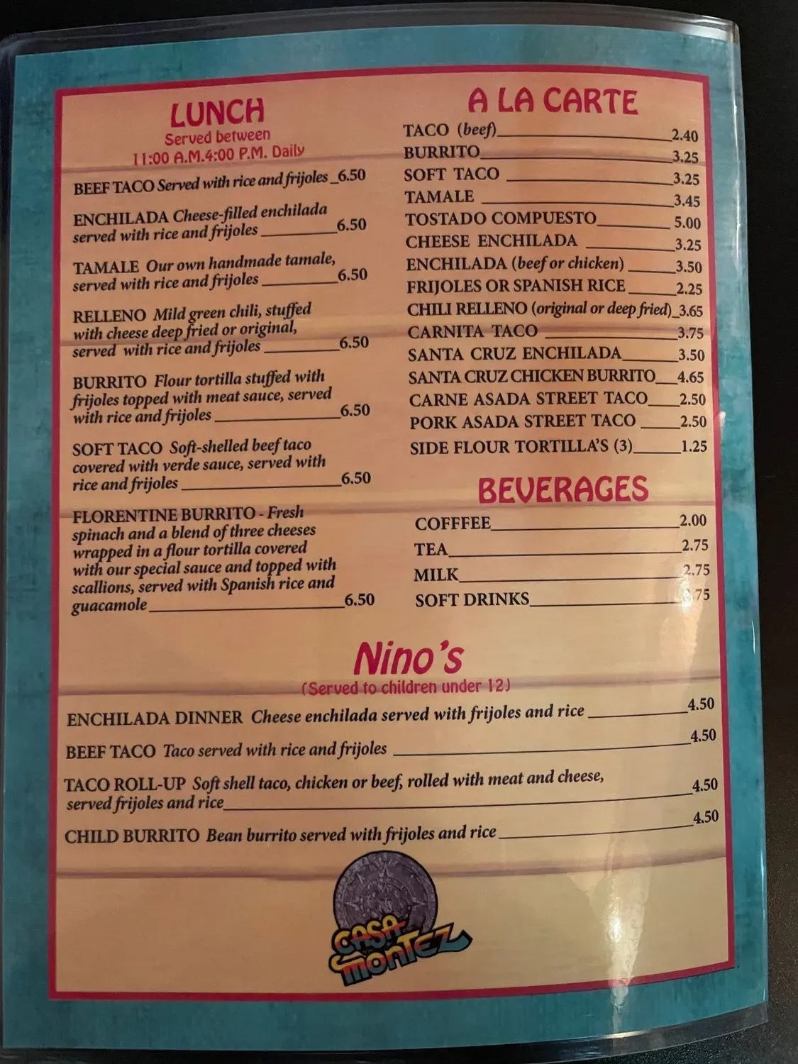 Menu 2