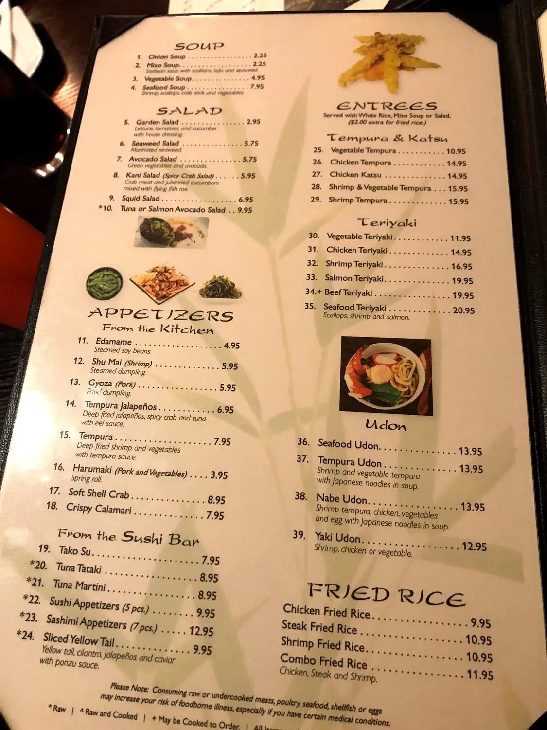 Menu 6