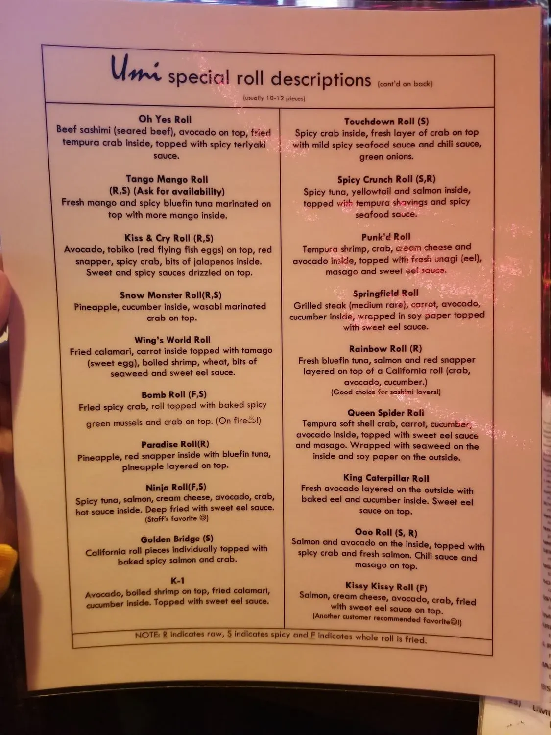 Menu 4