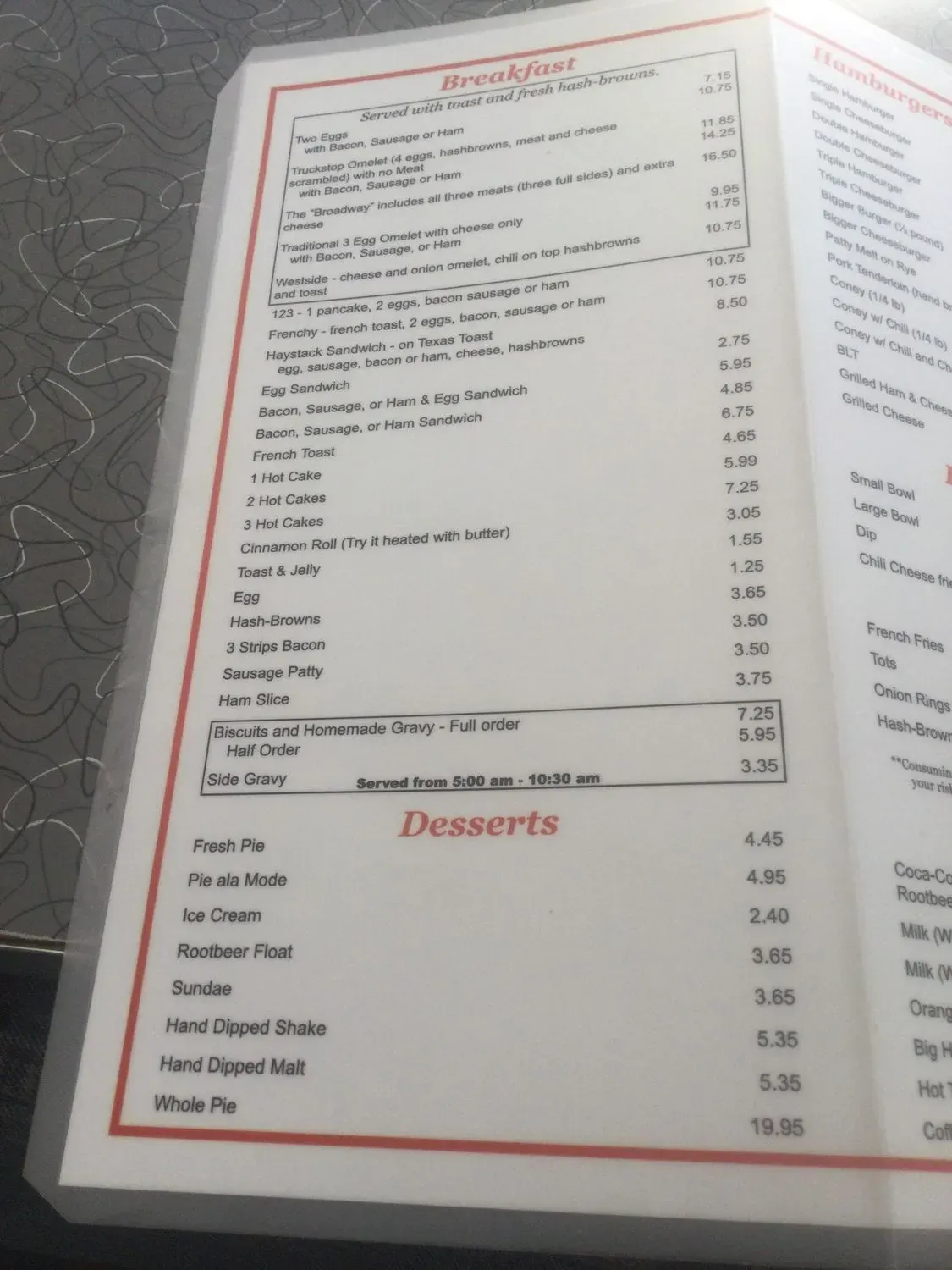 Menu 4