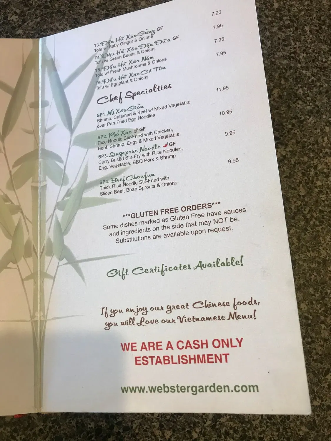 Menu 3