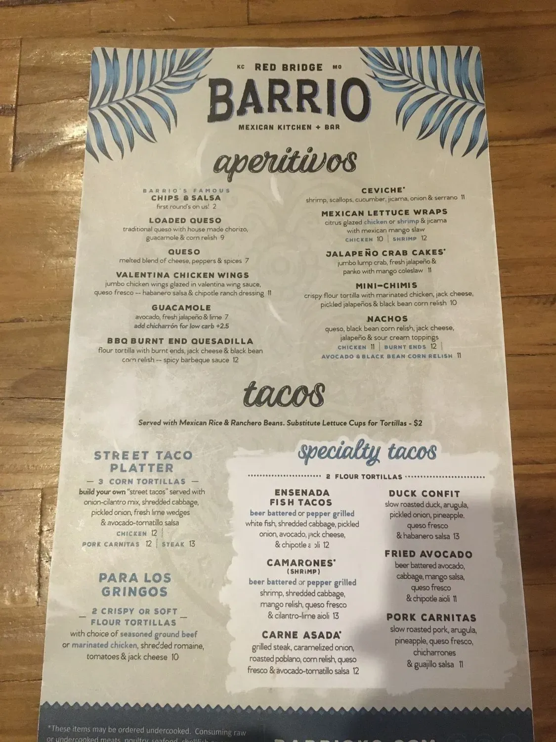 Menu 4