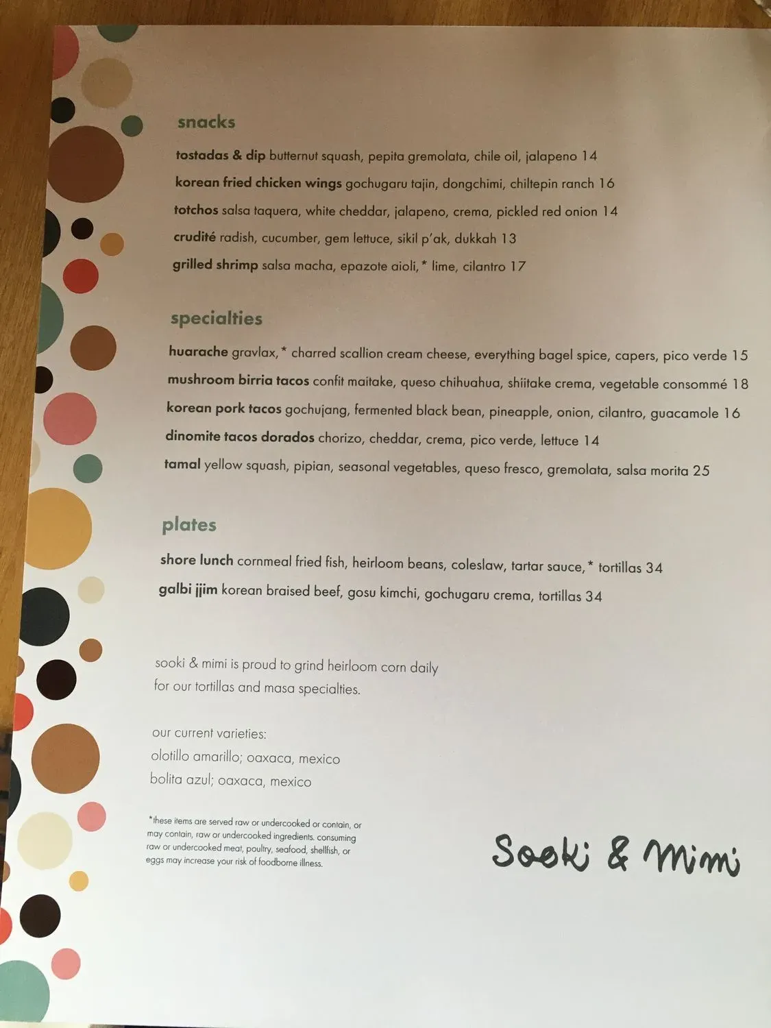 Menu 6