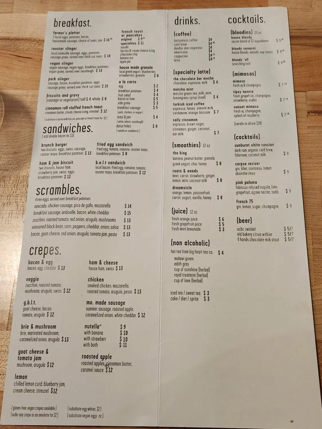 Menu 5