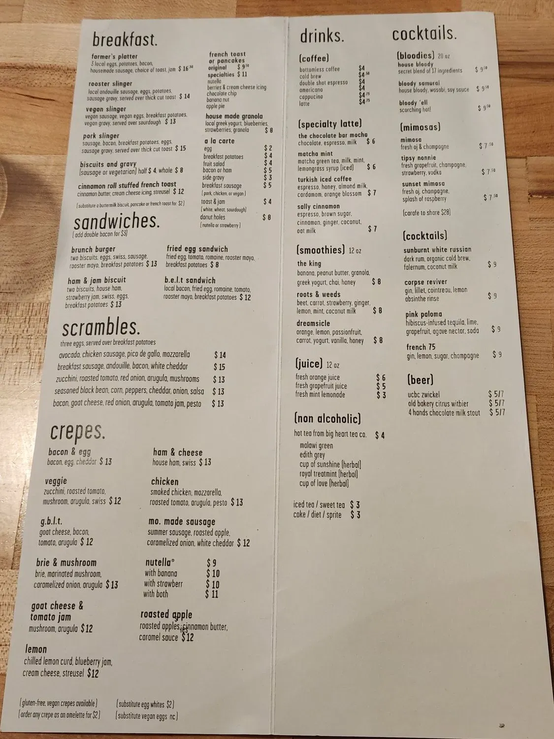 Menu 6