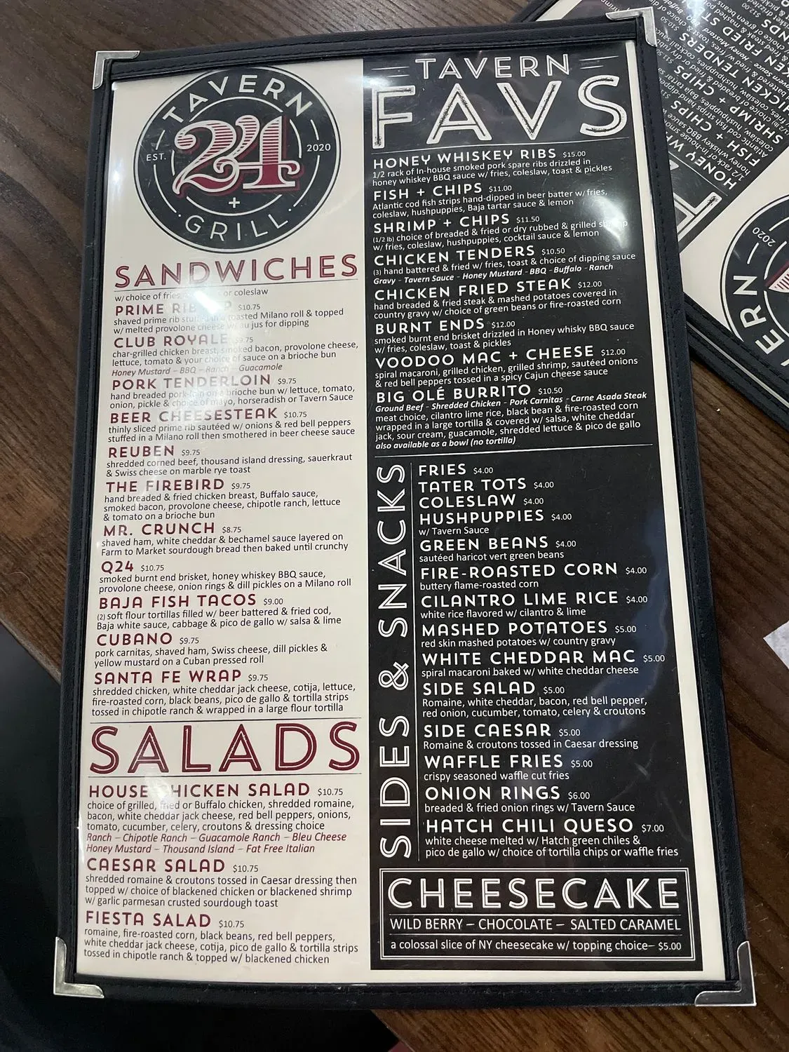 Menu 4