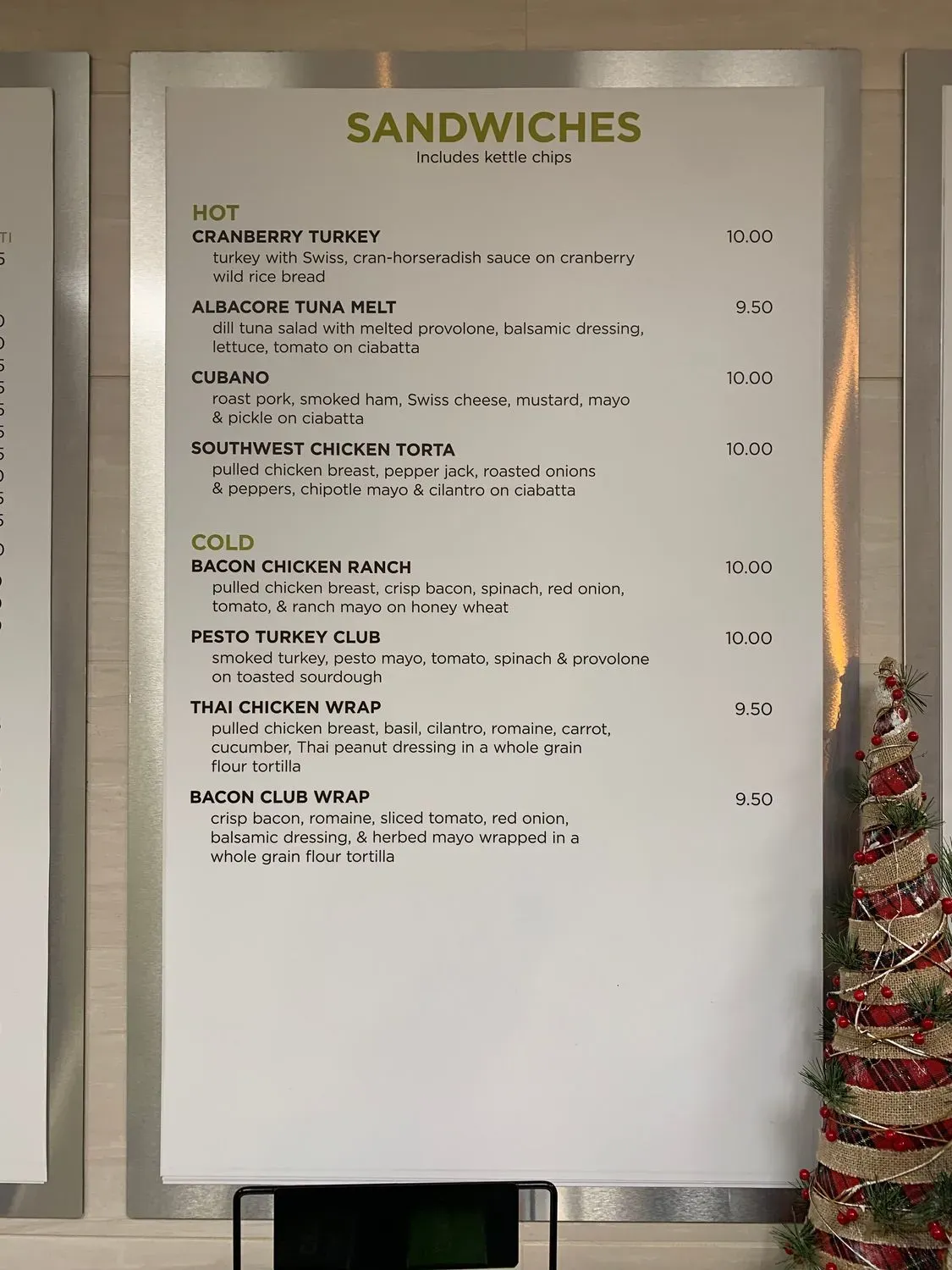 Menu 4