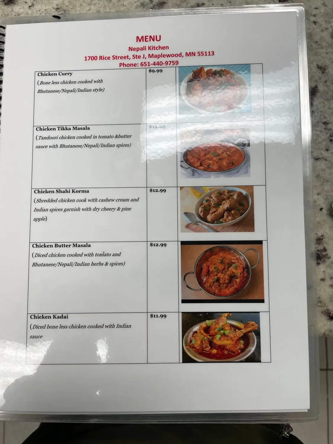 Menu 4