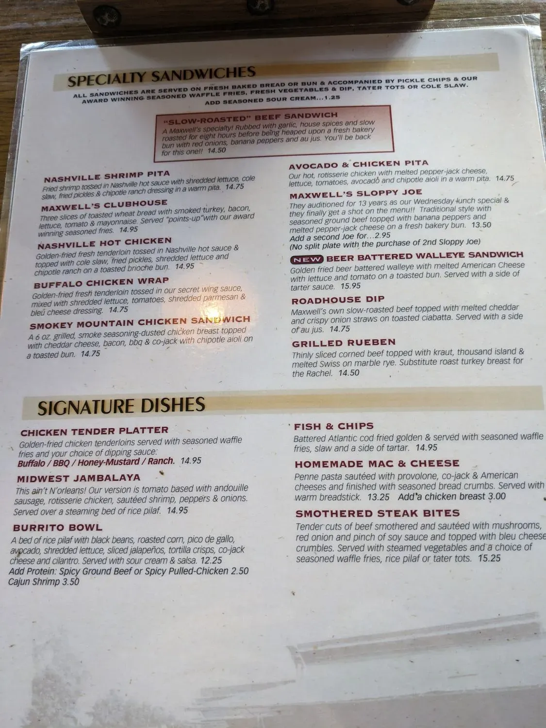 Menu 2