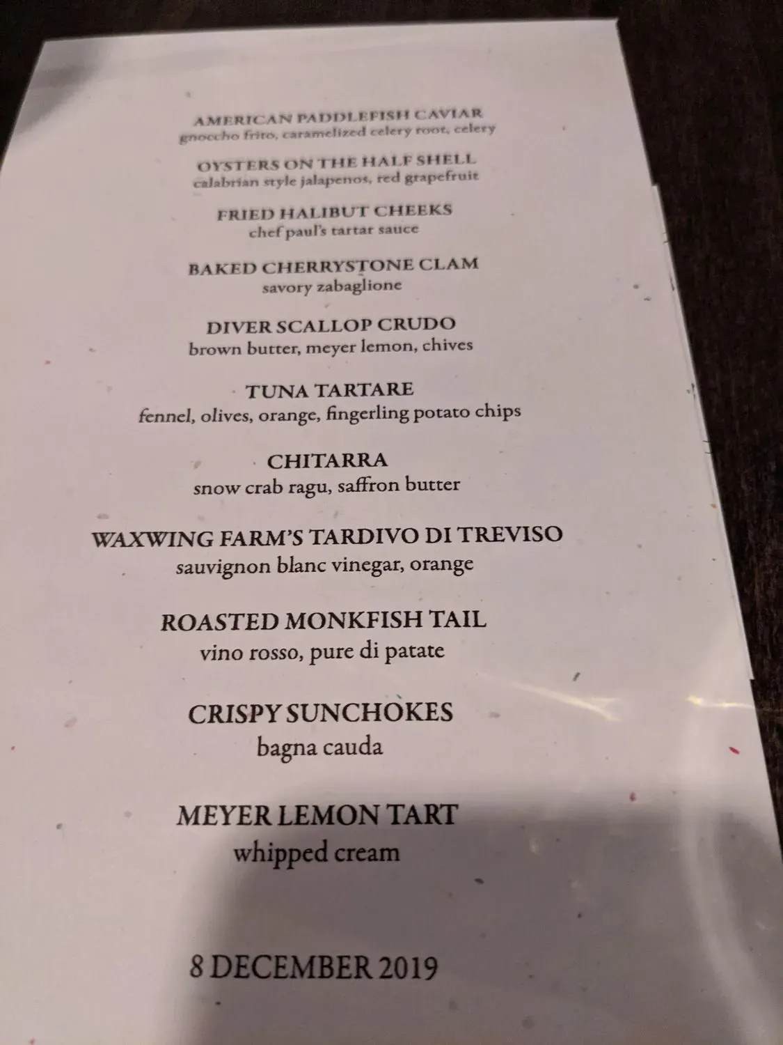 Menu 6