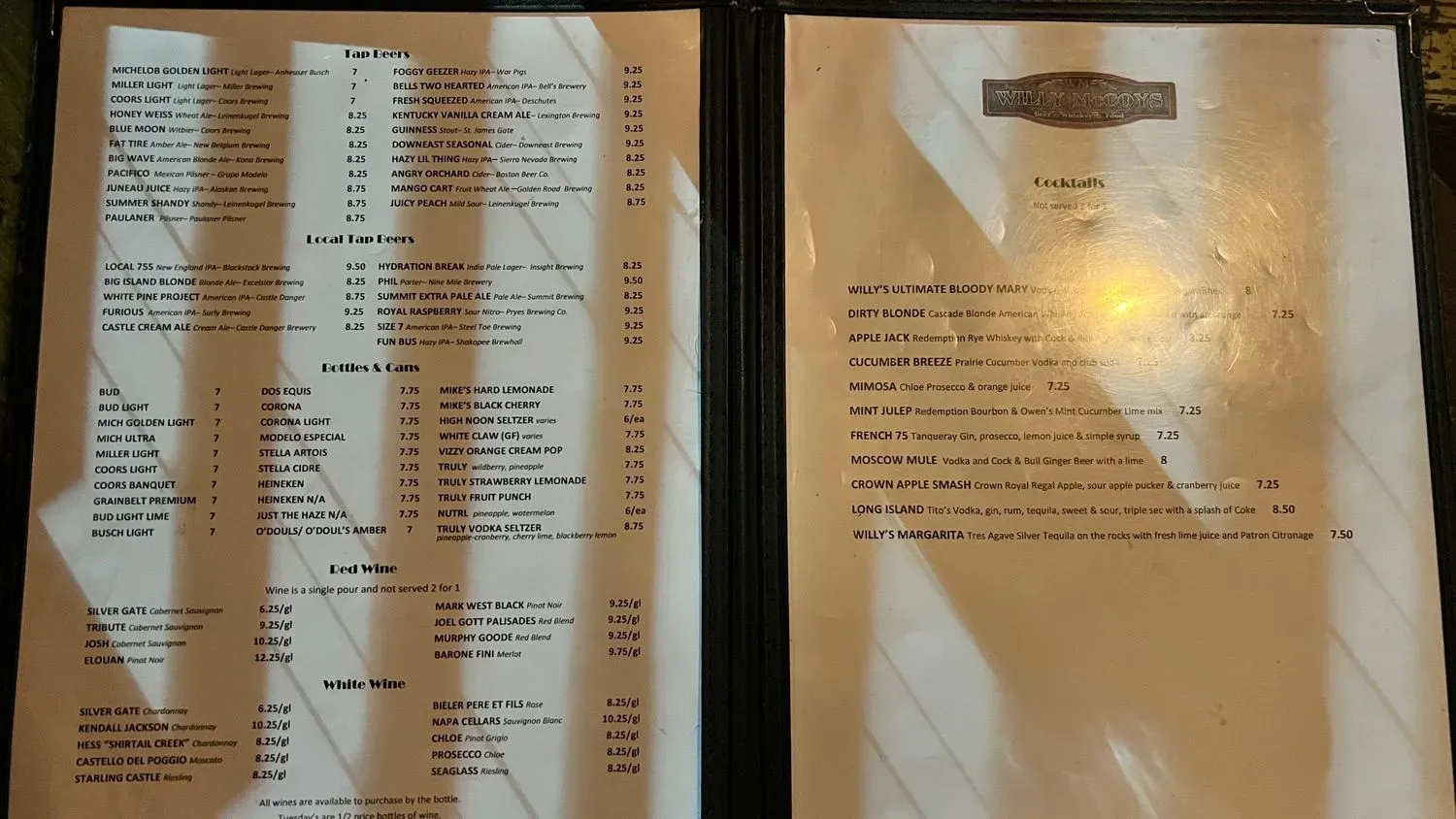 Menu 6