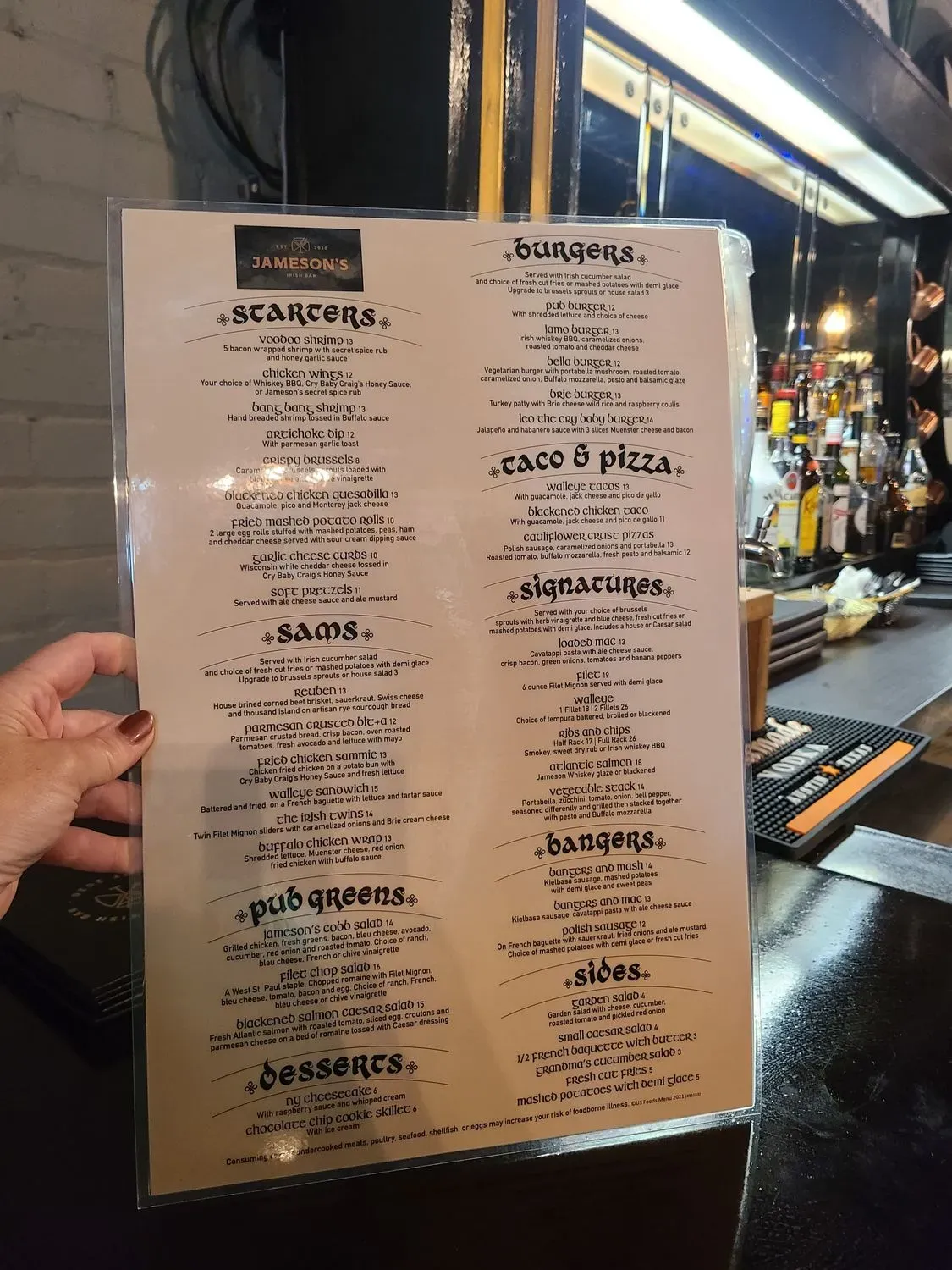 Menu 5