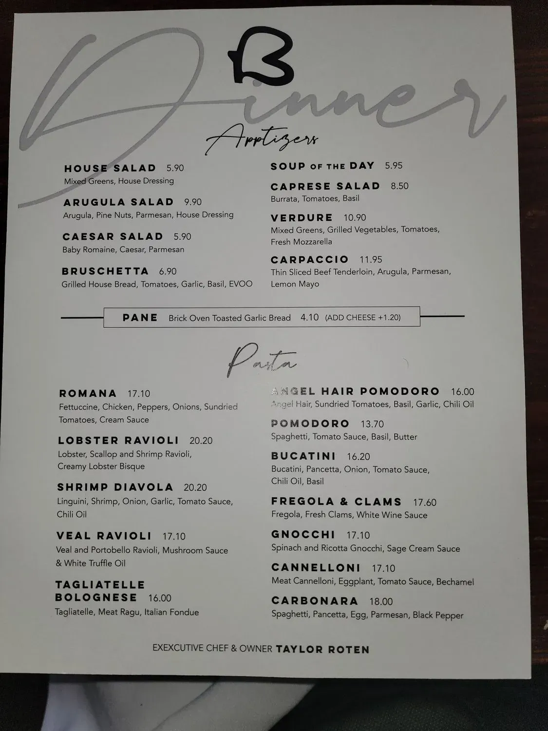 Menu 3