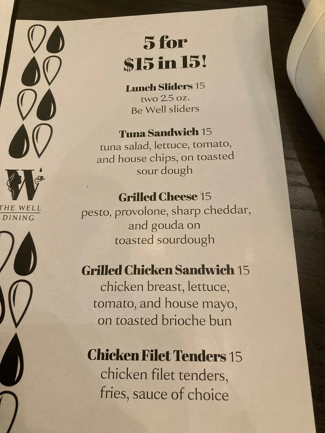 Menu 4