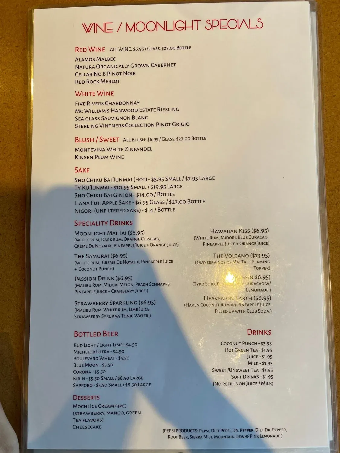 Menu 6