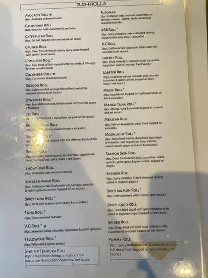 Menu 2