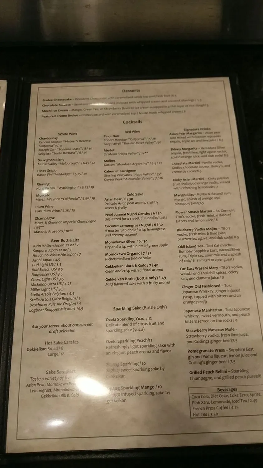 Menu 6