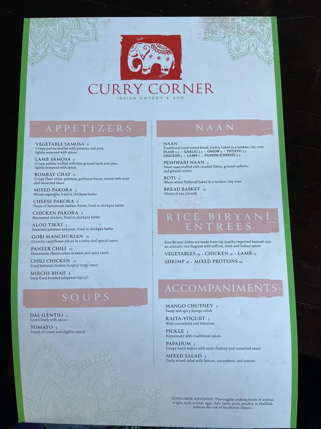 Menu 2