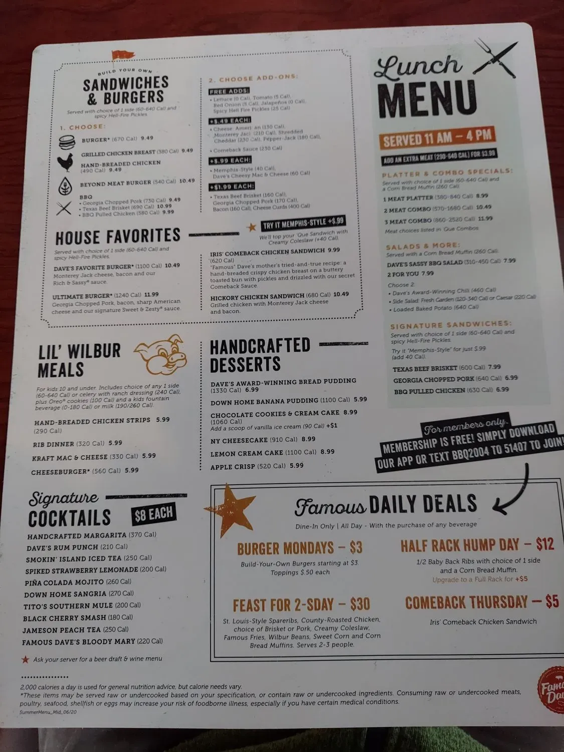 Menu 2