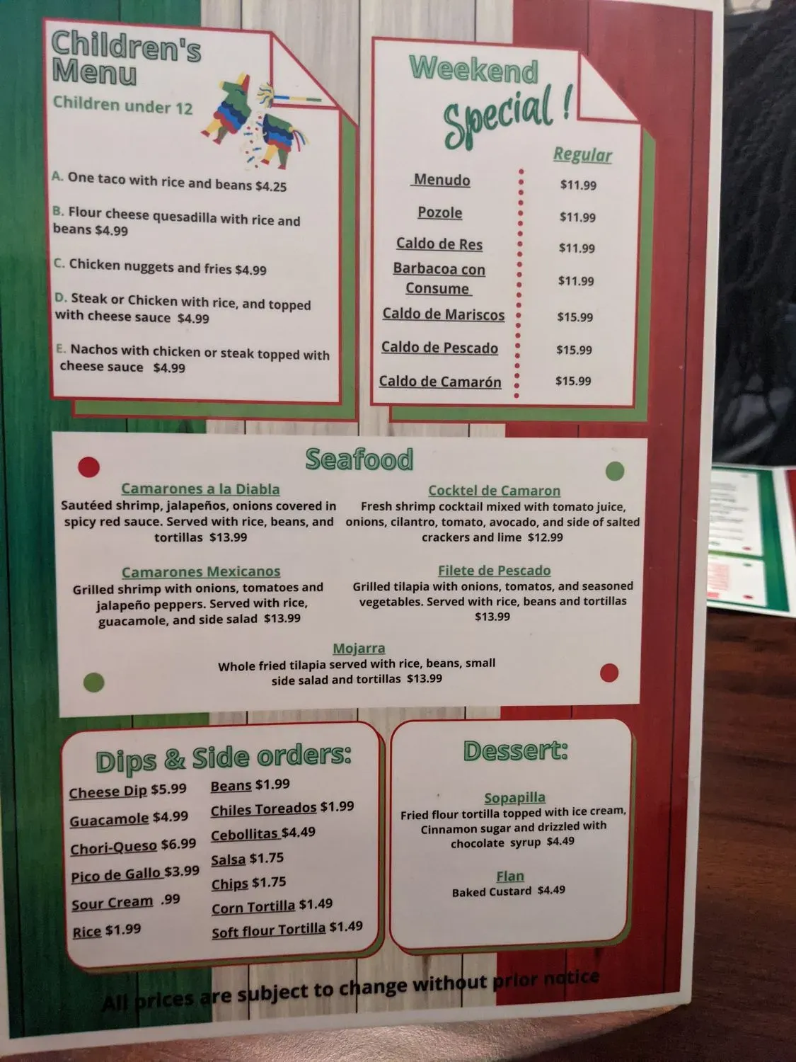 Menu 6