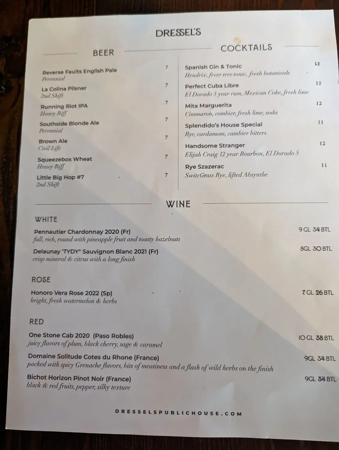 Menu 3