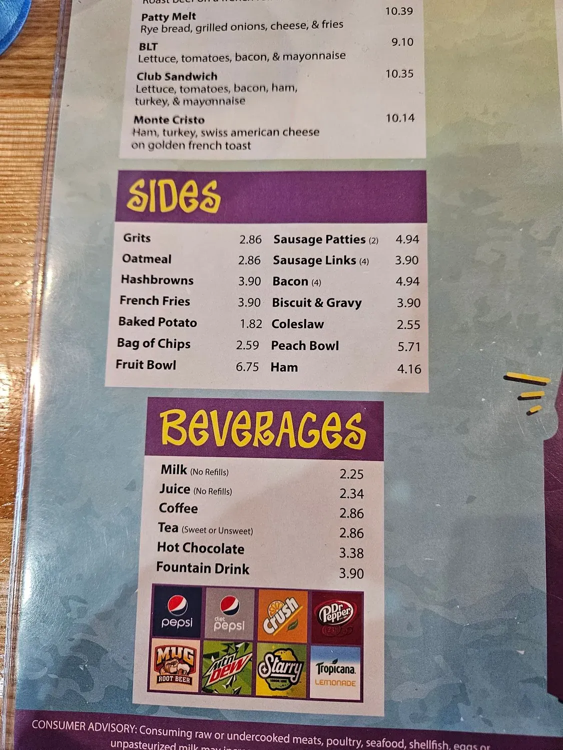 Menu 6