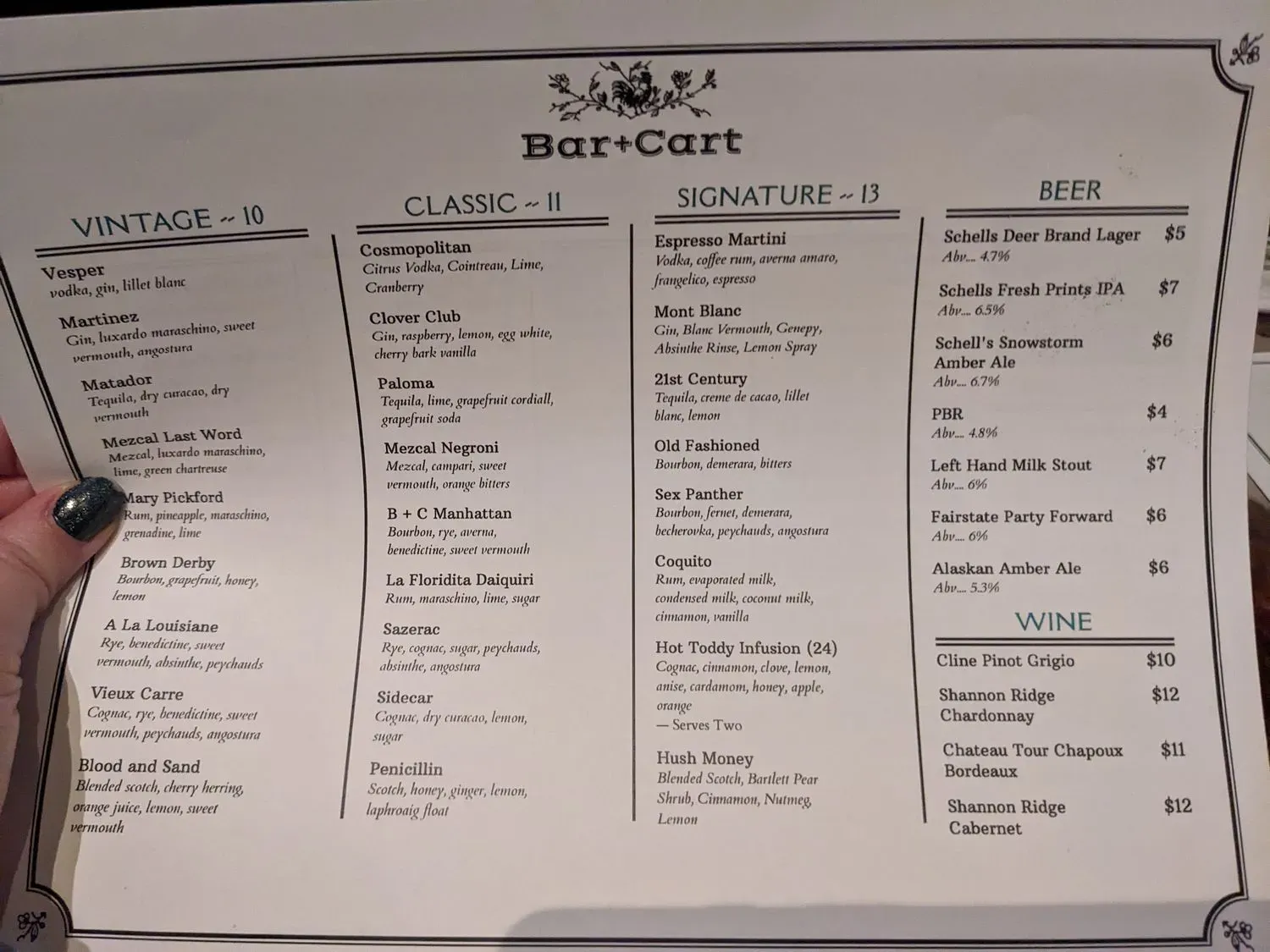 Menu 5