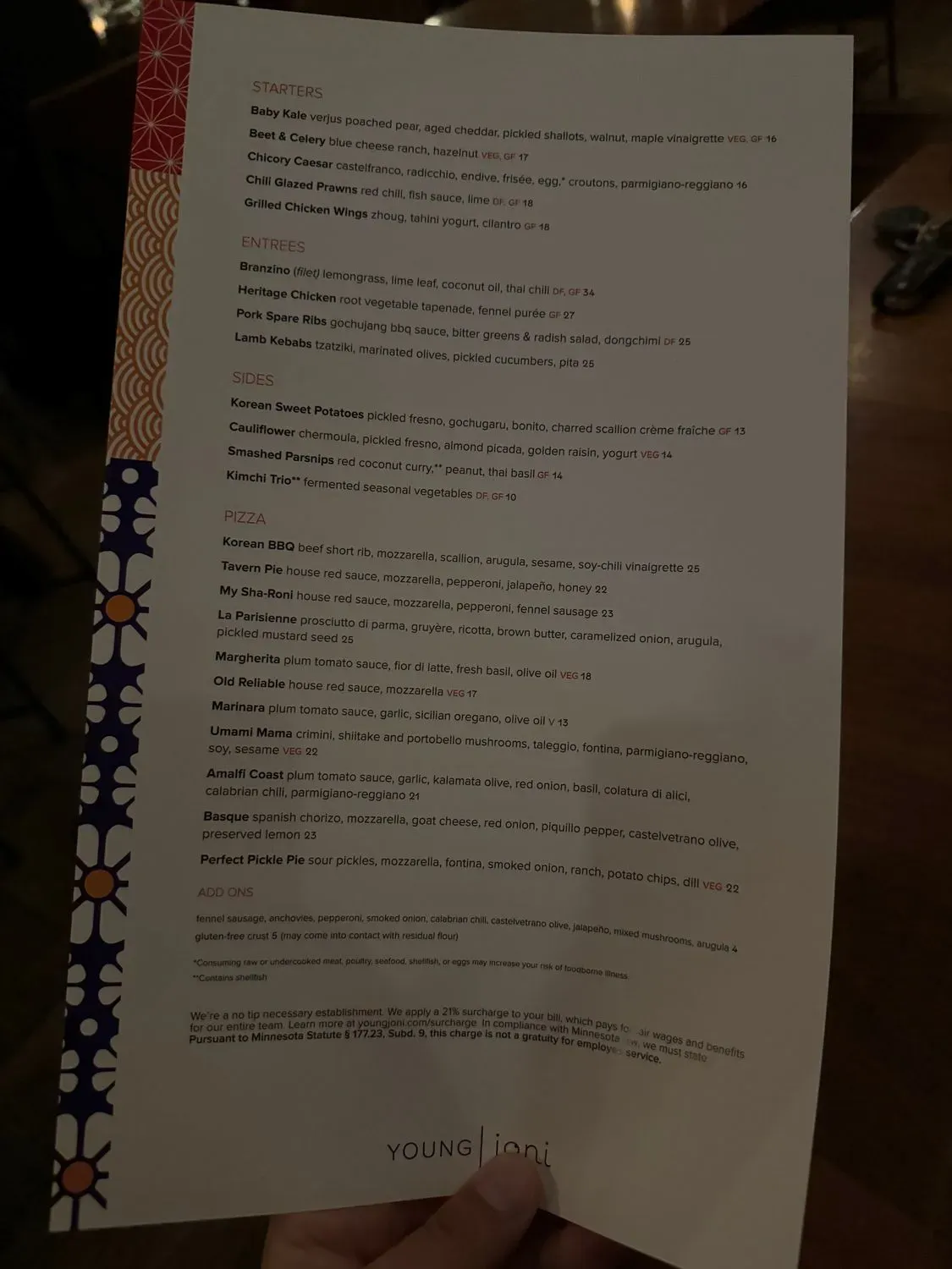 Menu 5