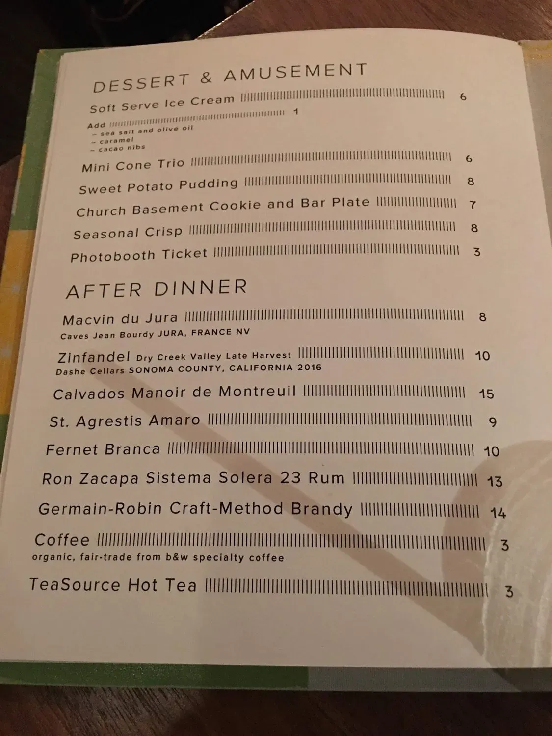 Menu 3