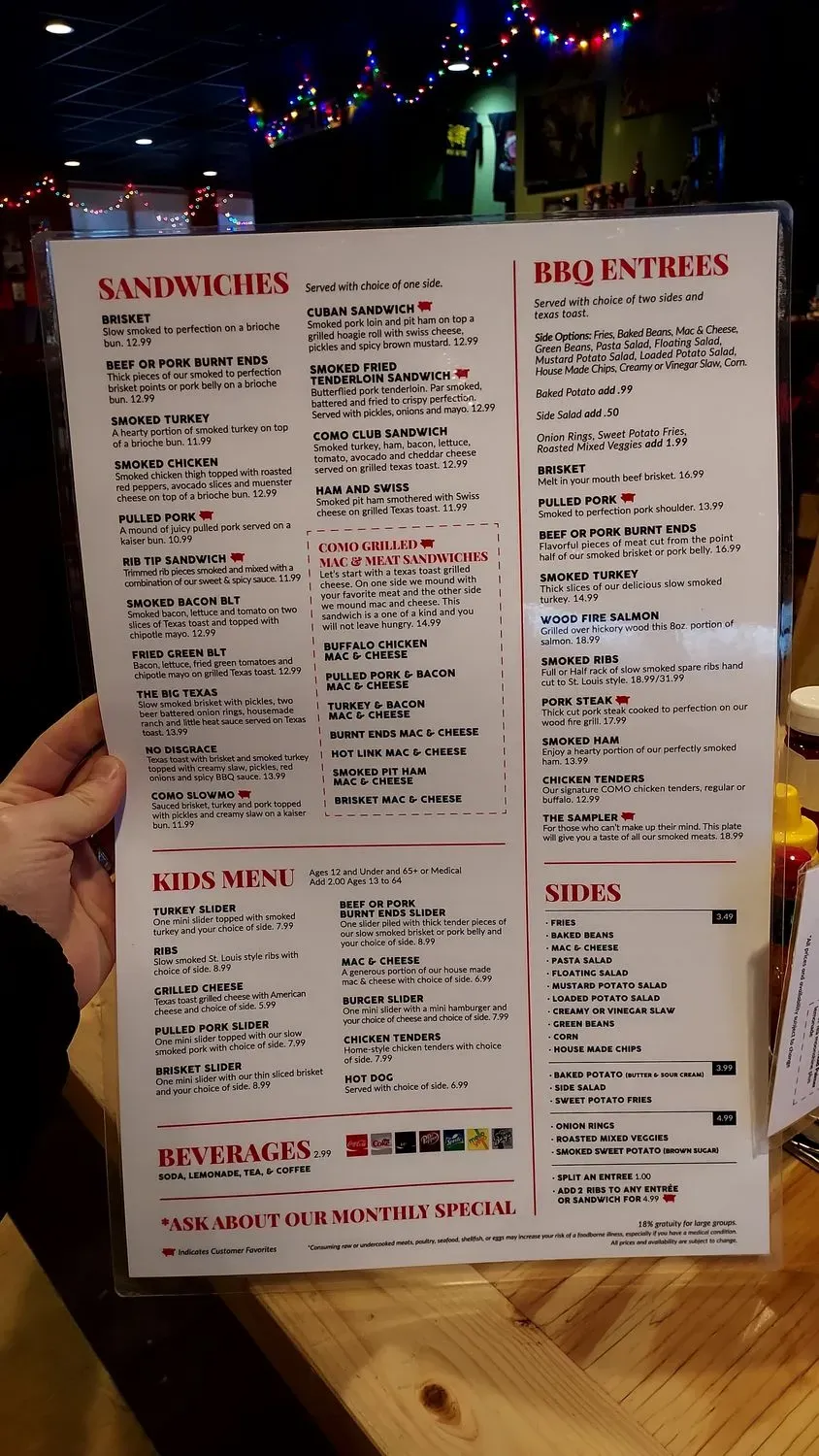 Menu 5