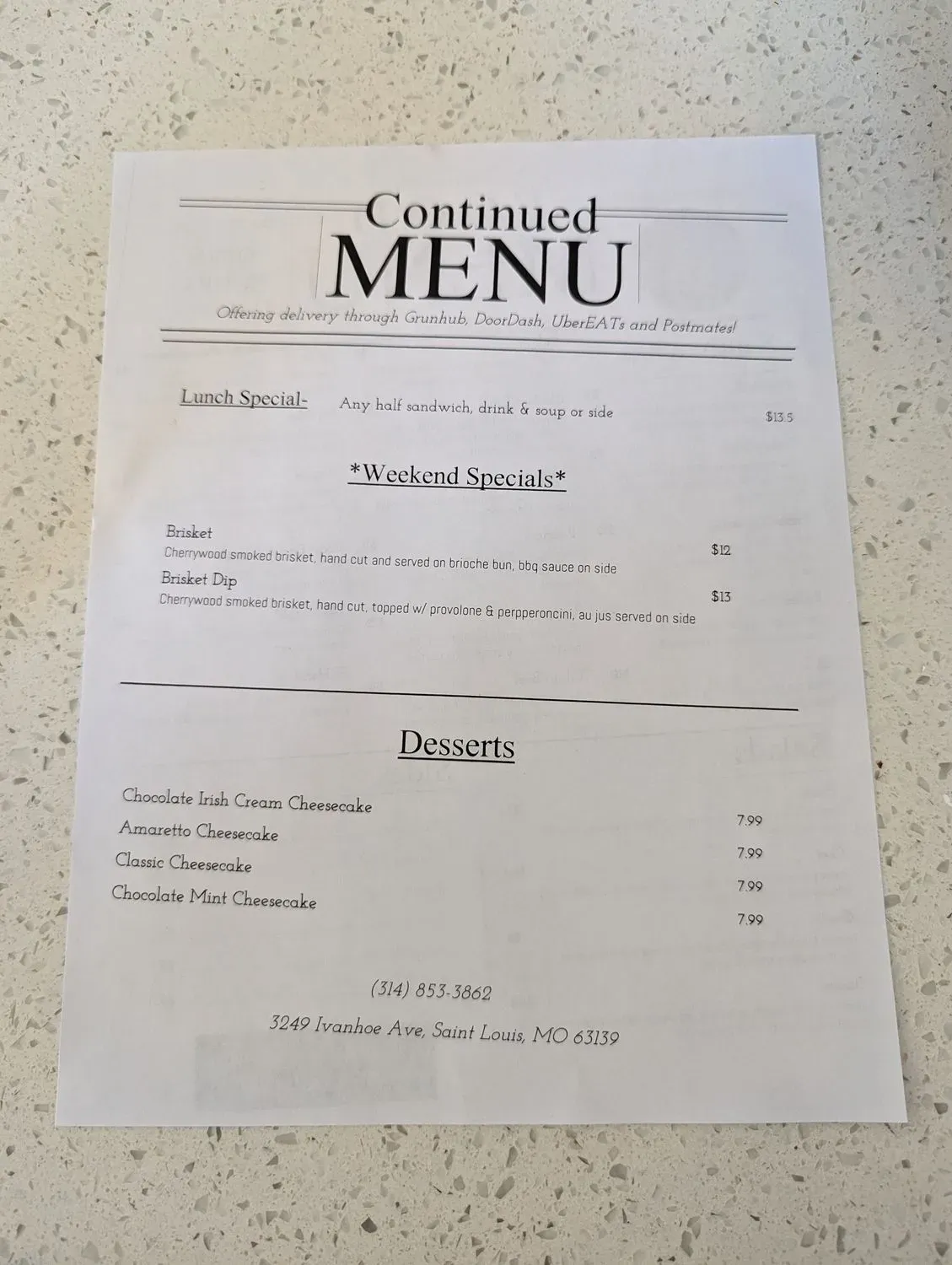 Menu 3