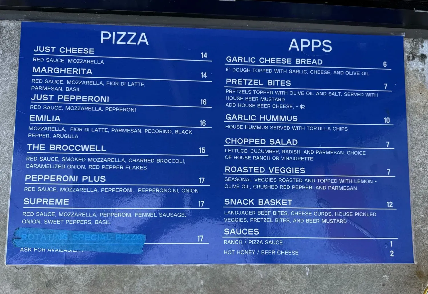 Menu 2