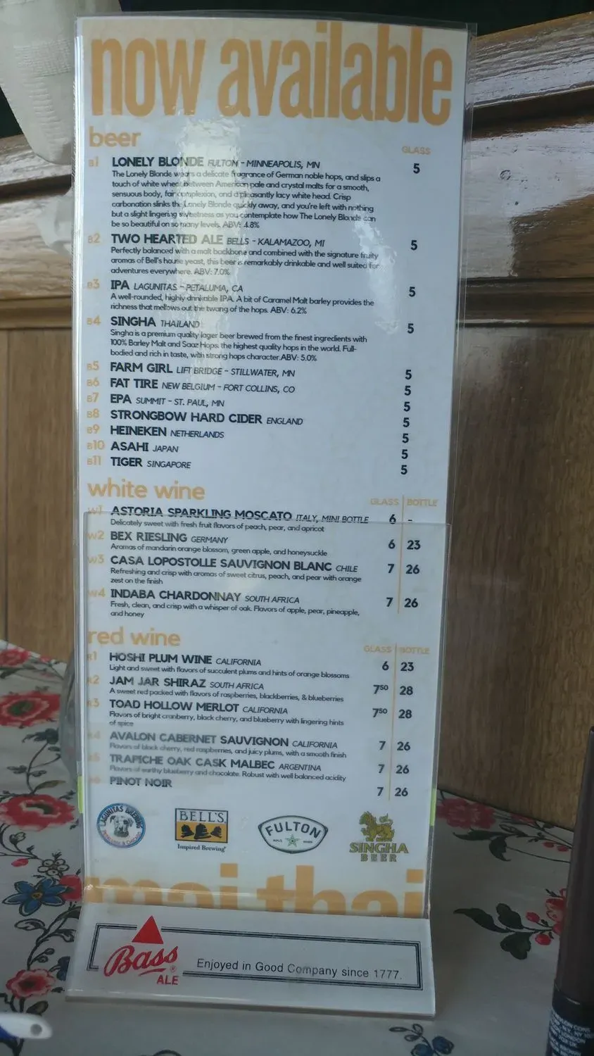 Menu 4