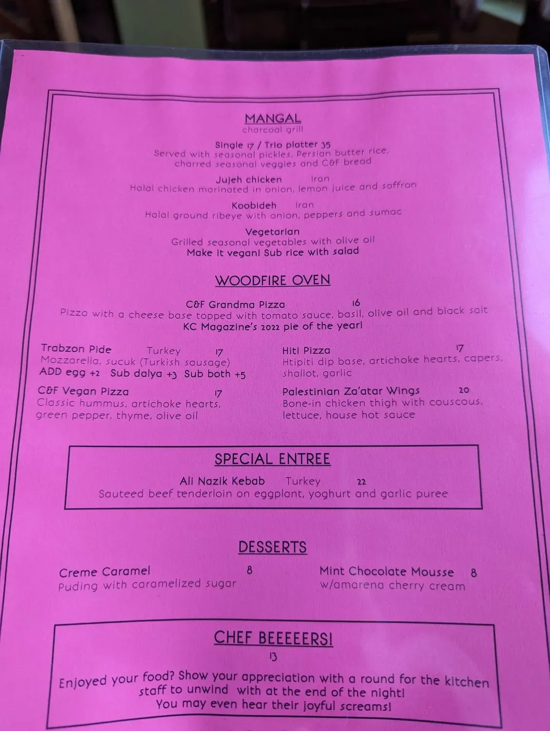 Menu 4