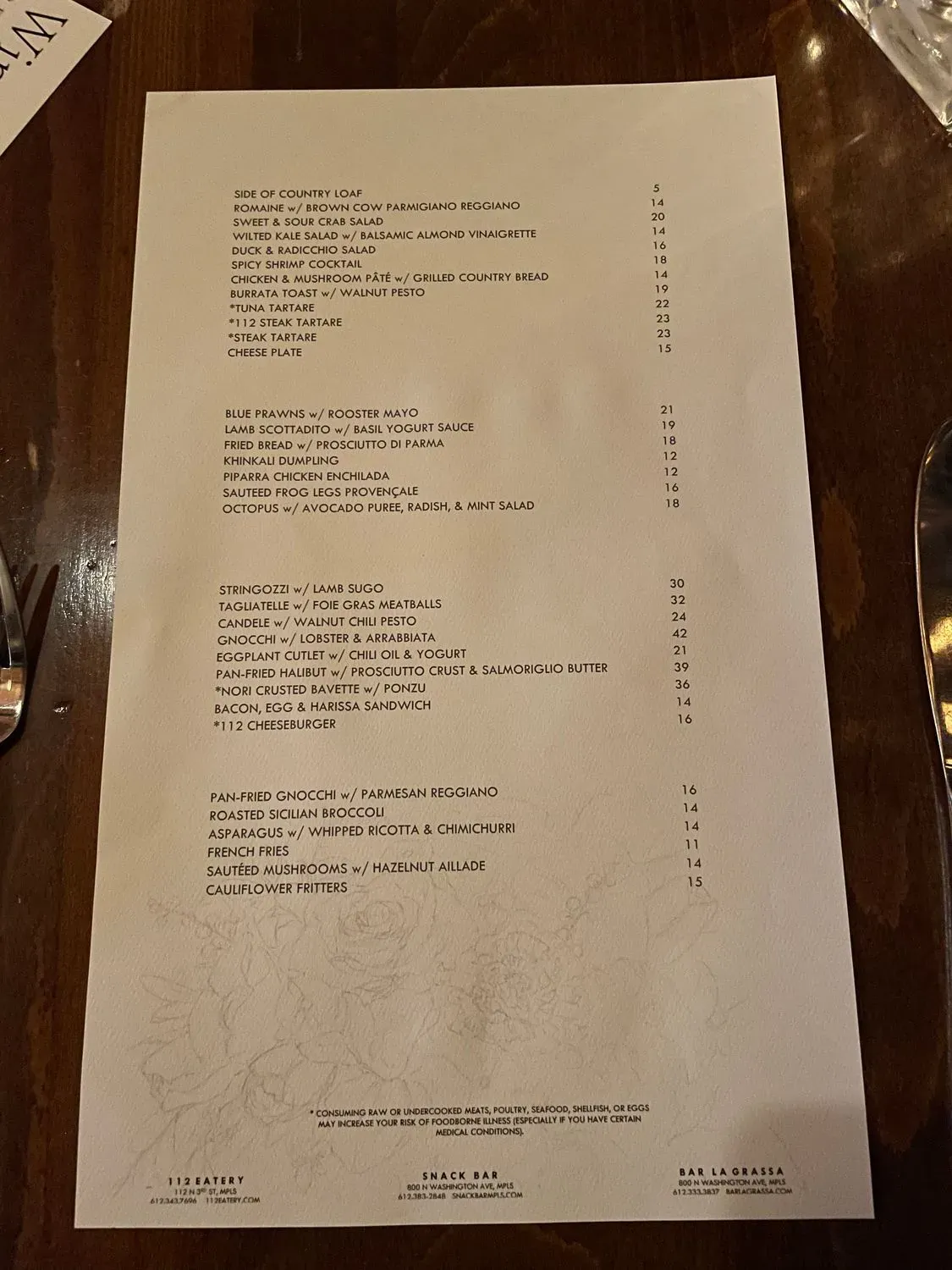 Menu 6