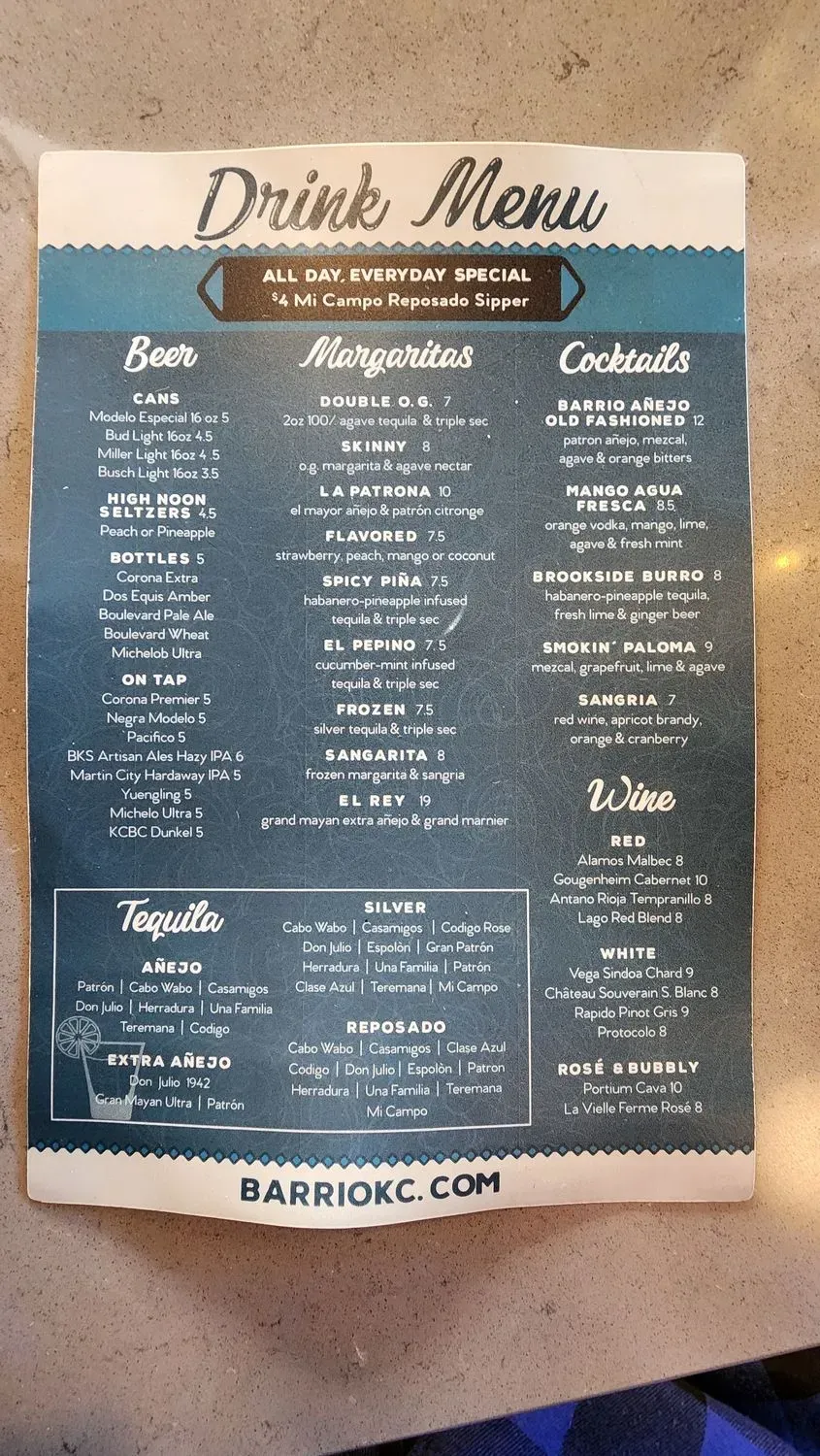 Menu 3