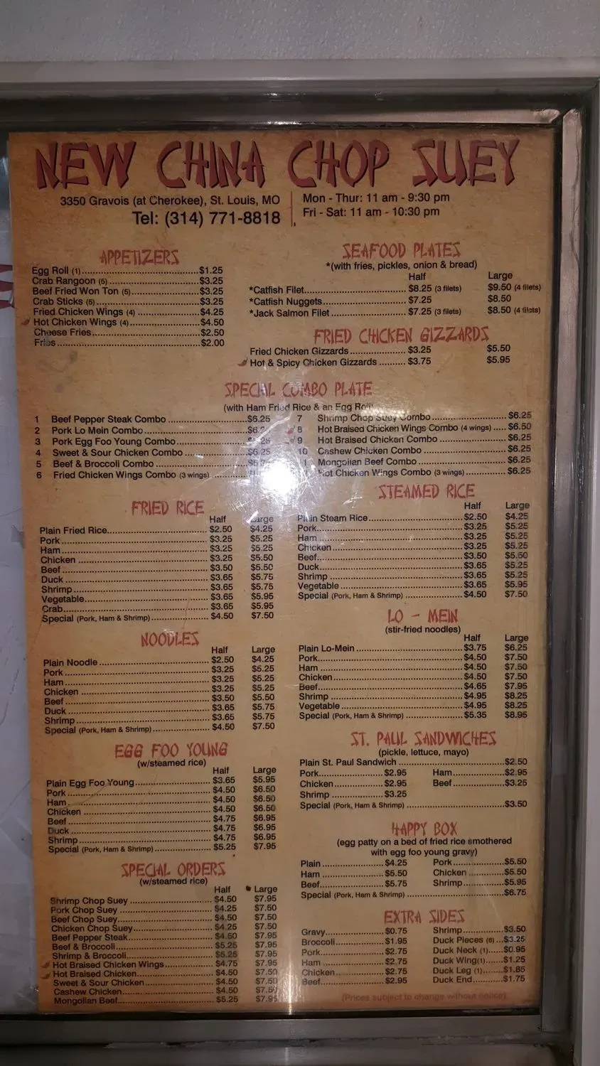 Menu 6