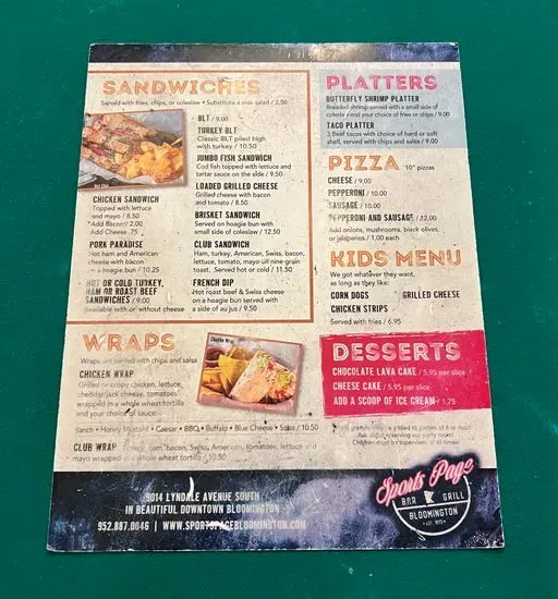 Menu 6