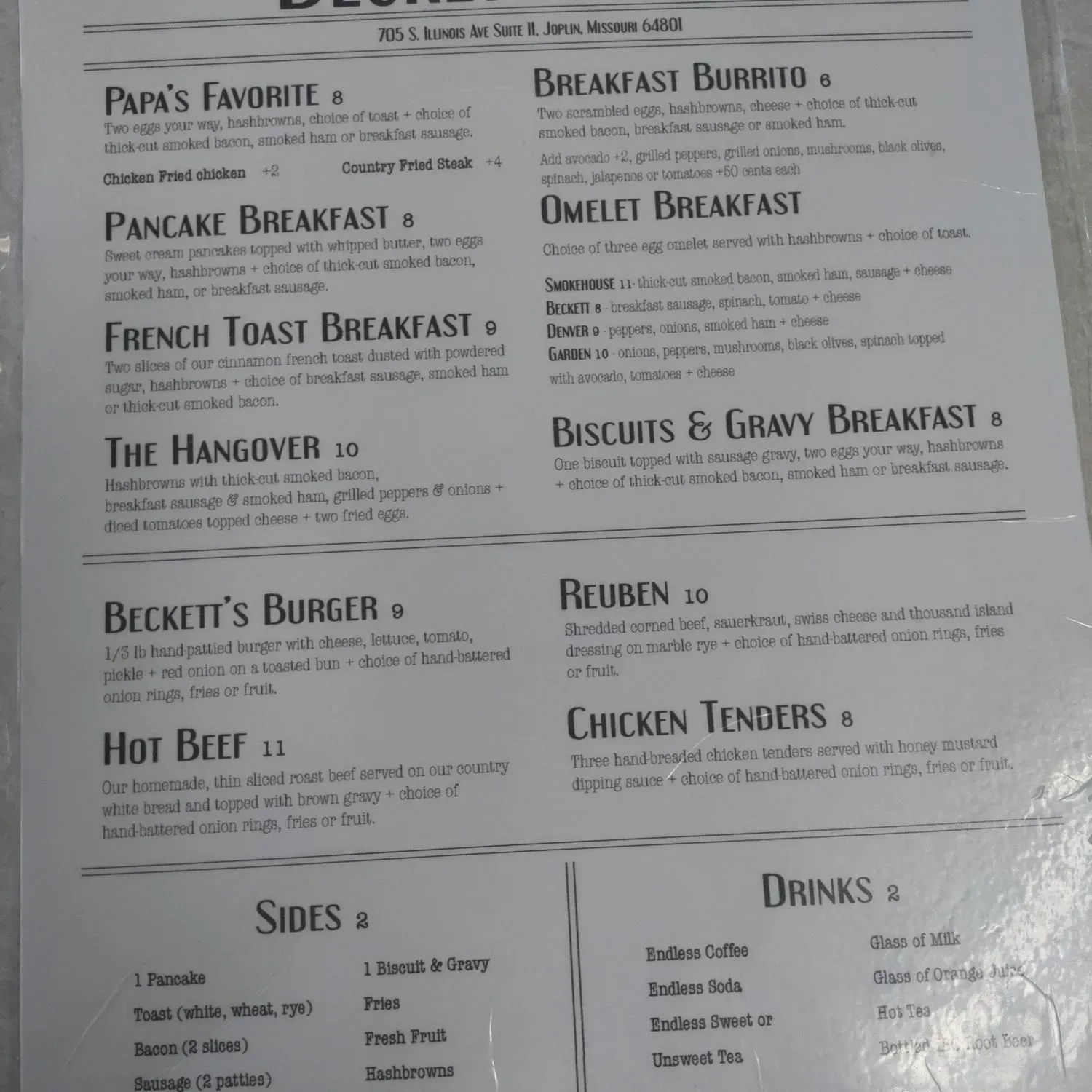 Menu 3